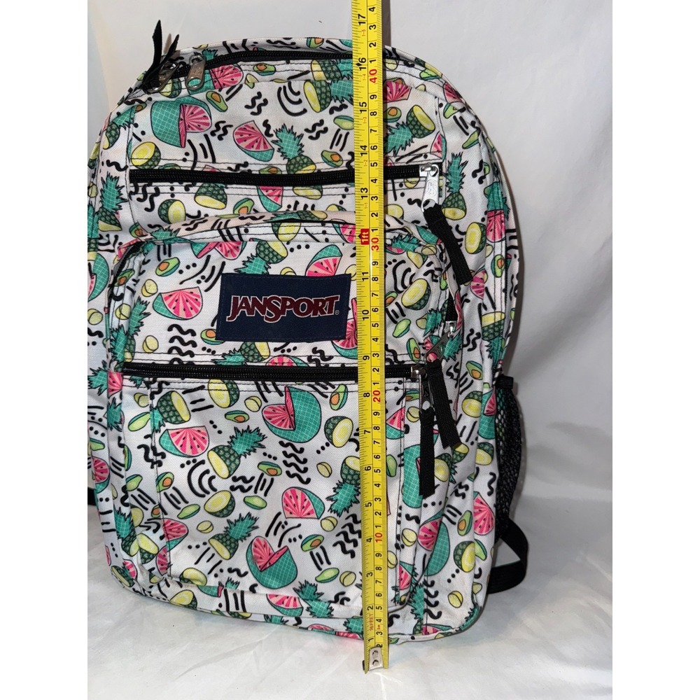 Jansport Fruit Ninja Kids Backpack Multicolor State College Adjustable Strap Bag - Picture 8 of 8